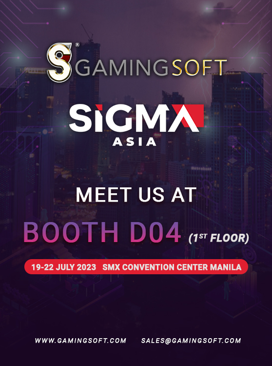 Sigma Asia  Meet us at booth D04 SMX Convention Center Manila mobile Banner - GamingSoft